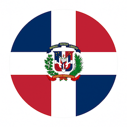 Dominican Republic Circle Flag