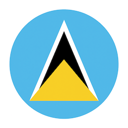 Saint Lucia Circle Flag