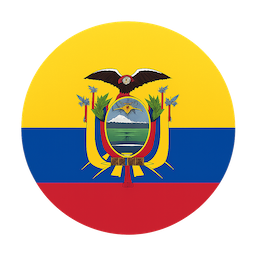 Ecuador Circle Flag